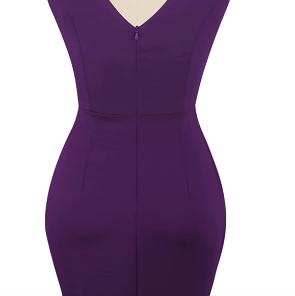 NWT Cocktail Party Purple Dress - Picture 2 of 9